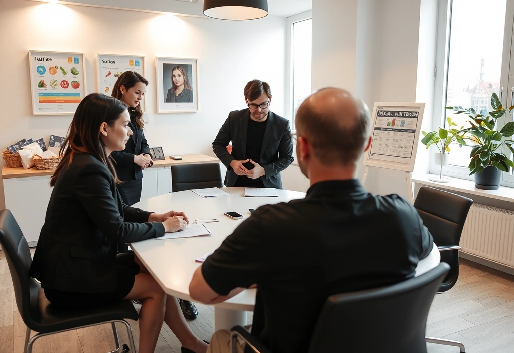 Zespół Formapla pracujący nad planami żywieniowymi